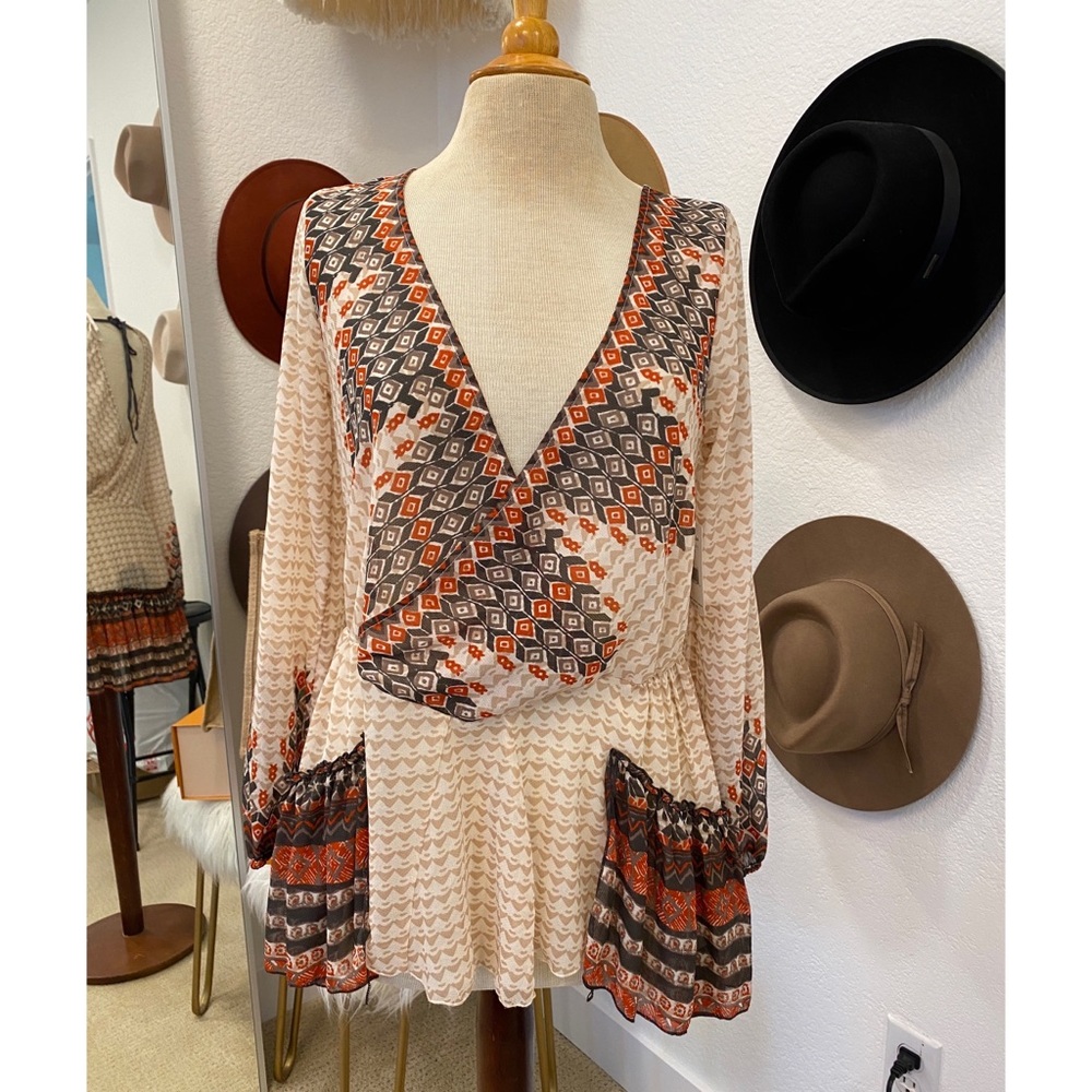 Free People Tunic Blouse - Size S - NWT